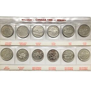 1999 25c Millennium Commemorative Set